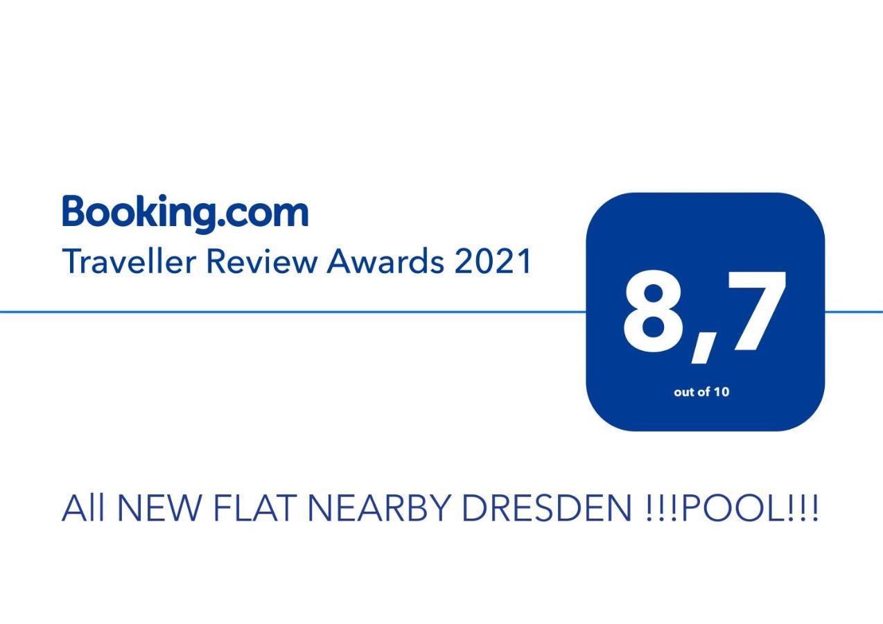 B Our Guest At New Flat Nearby Dresden !!!Pool!!! Διαμέρισμα Frauendorf  Εξωτερικό φωτογραφία